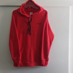 Victoria's Secret hoodie pullover Red Black Logo Lightweight ♥️